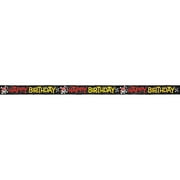 12' Foil Pirate Party Happy Birthday Banner by Unique Industries