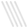 thumbnail image 3 of WEUVEB 2-Pack Cabinet Drawer Repair Kit White Plastic Bottom Mount Slide Hardware Smooth, 3 of 9