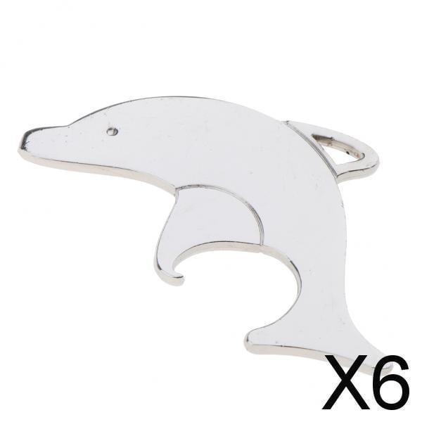 Abridor de botellas de Vino Soledad Diseño de Delfines 6 piezas