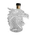 thumbnail image 2 of Decantador de whisky con forma de cabeza de dragón, decantador de vino, vaso vacío transparente de 320 ml, regalo para hombres, papás y esposos,, 2 of 8