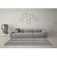 thumbnail image 3 of Ahgly Company Indoor Round Oriental Gray Modern Area Rugs, 4' Round, 3 of 4