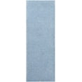 thumbnail image 2 of Hauteloom Isako Kitchen, Entryway, Hallway Solid Runner Rug - Machine Washable - Performance Rug, Carpet - Blue - 2'7" x 10', 2 of 9