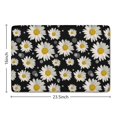 thumbnail image 5 of Black White Flower Pattern Flannel Non Slip Door Rugs,Washable Door Mats Indoor,Decorative Door Mats,Dirt-Resistant and Absorbent Doormat for Entrance,Bedroom,Kitchen,Bathroom,23.5x16in(60x40cm), 5 of 5