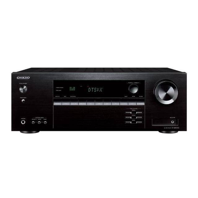 Receptor TX-NR5100B Bluetooth 7.2 Canales Asistente de Voz Onkyo Dolby Atmos de 5.2.2 Canales, Apple AirPlay 2, Negro