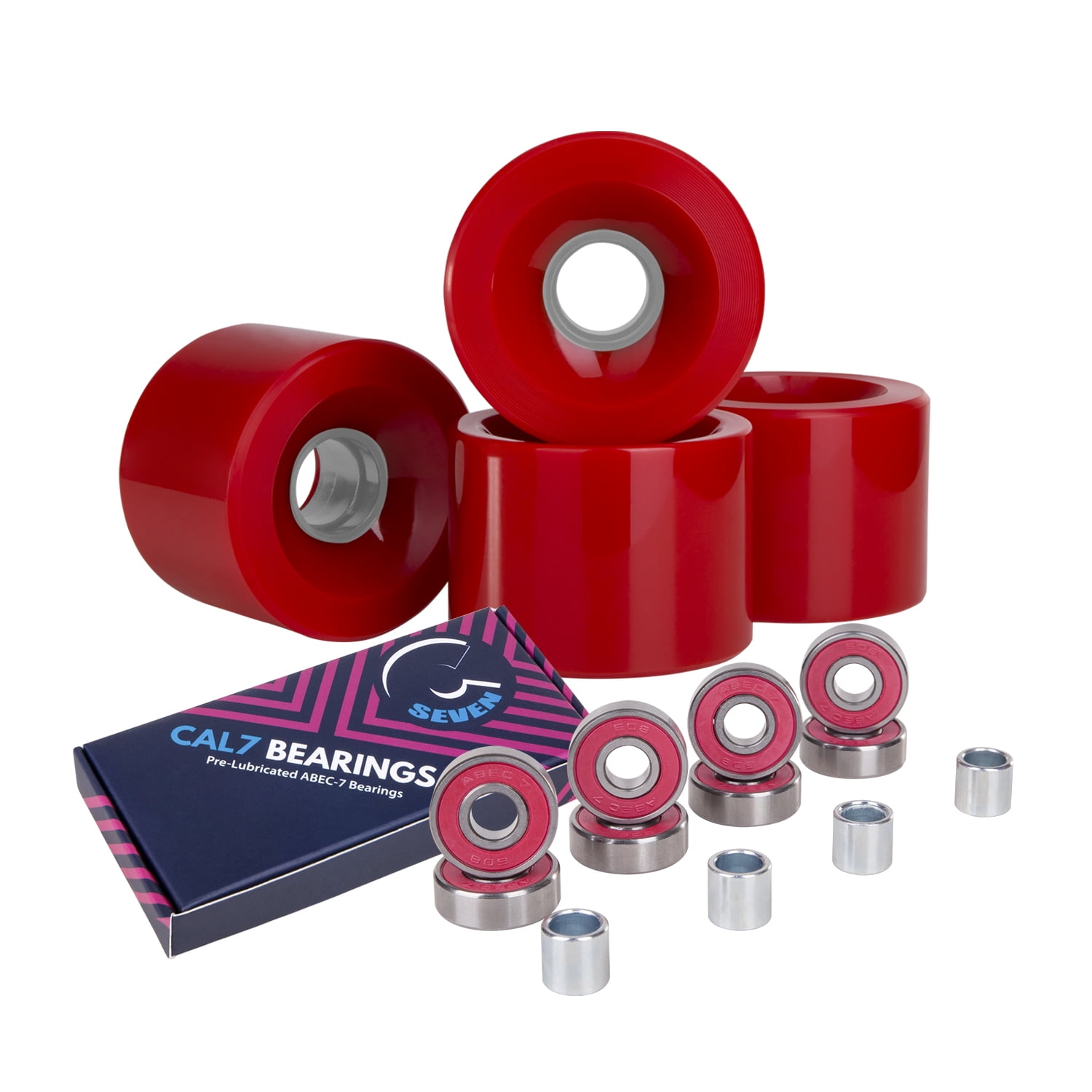 Cal 7 Polyurethane Skateboard Wheels for Street and Park 60x44mm 83A