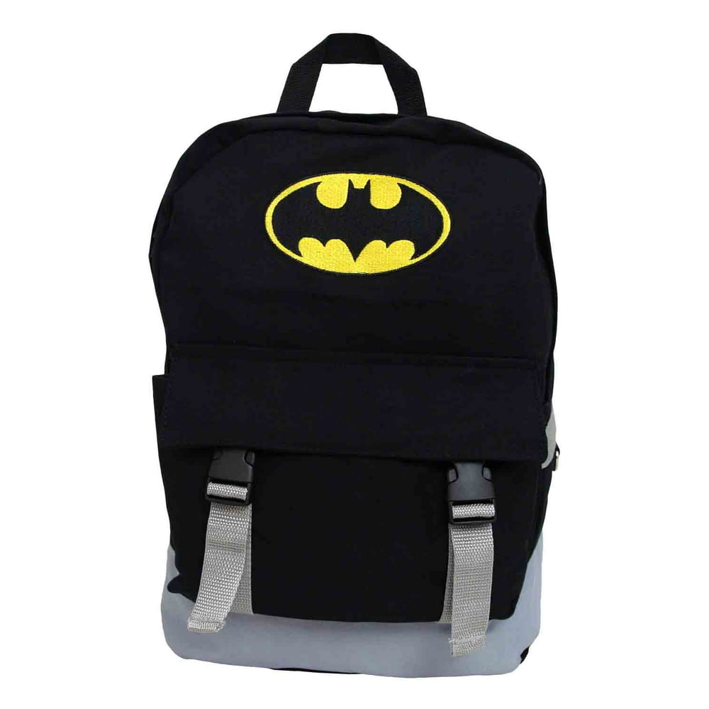 Batman batman dc comics men's distressed screen print rucksack canvas