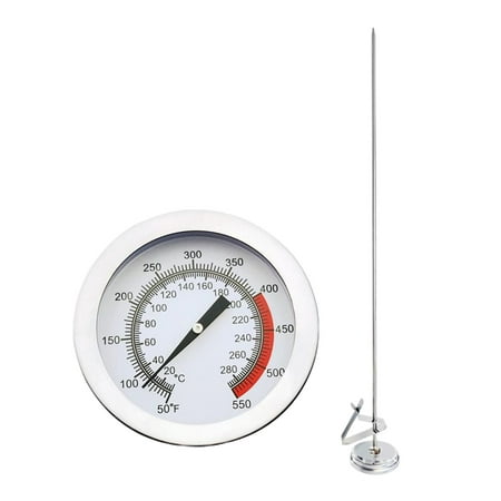 

Instant Read Fry Temperature Measurement Cooking Probe Temperature Measurement with Pot Clip Oven Temperature Measurement Candy Temperature Measurement for Turkey