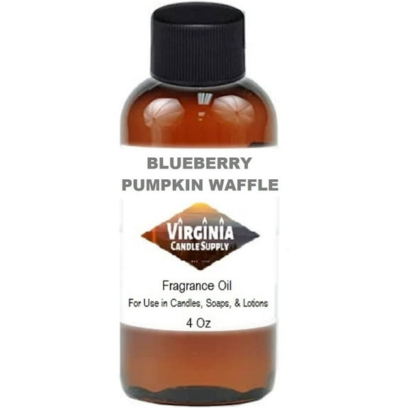 Blueberry Pumpkin Waffles Fragrance Oil 4 oz Bottle for Candle Making, Soap Making, Tart Making, Room Sprays, Lotions, Car Fresheners, Slime, Bath Bombs, Warmers
