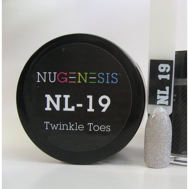 NUGENESIS Nail Color Dip Dipping Powder 1.5oz/jar NL19 TWINKLE TOES