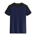 thumbnail image 3 of FAIWAD Mens Big and Tall Shirt Short Sleeve Quick Dry Athletic T-Shirt Gym Workout Running Outdoor Beach Tops, 3 of 6