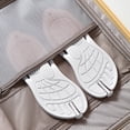 thumbnail image 6 of oqasdz Slippers for Women Travel Portable Flip Flops Indoor Outdoor Bathroom Shower Shoes Sandals with Flat Sole for Beach Pool,White, 6 of 6