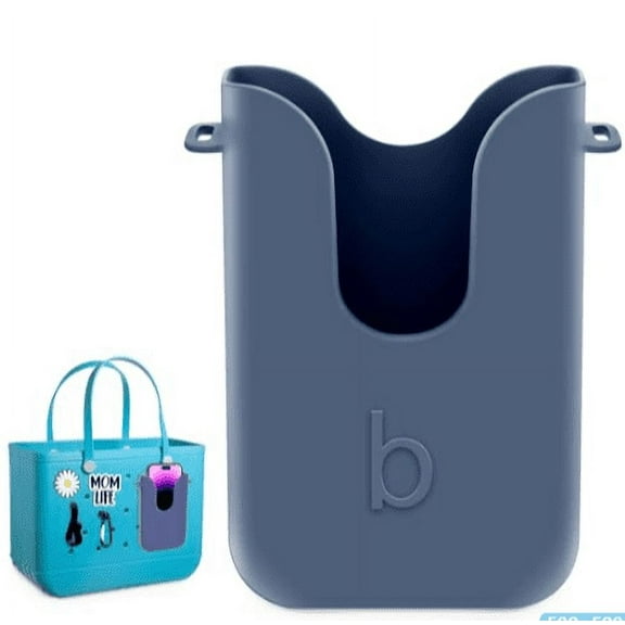 Silicone Phone Holder Compatible with Bogg Bag, Phone Case Holder Charms Accessory for All Bogg Bags and Beach Bag, Phone Holder Attachment for Beach Tote Bags, With 2Pcs Charms & 2Pcs Key Hooks