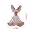 thumbnail image 4 of POINTERTECK Statue Décoration Forme d'Animal Ornement de Bureau Sculpture en Résine Sans Poils Type 1, 4 of 10