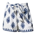 thumbnail image 4 of Gsakboxl Panties for Women High Waisted Wide Leg Printed Shorts Tie Drawstring Baggy Lightweight Cotton Graphic Summer Beach Casual Shorts M, 4 of 4