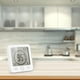 thumbnail image 3 of Reloj de baño, alarma digital LCD con reloj de ducha táctil a prueba de agua, humedad de temperatura, temporizador de cuenta regresiva, 3 métodos de montaje, alimentado por batería (blanco) Adepaton YQ-0111, 3 of 7