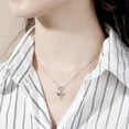thumbnail image 3 of Fiudx Collar En Pareja, Elegante Colgante En Plata de Ley S925, Resistente En Corazon, Ideal En Aniversario, Ideal En Enamorados, Incluye Dos Collares., 3 of 7