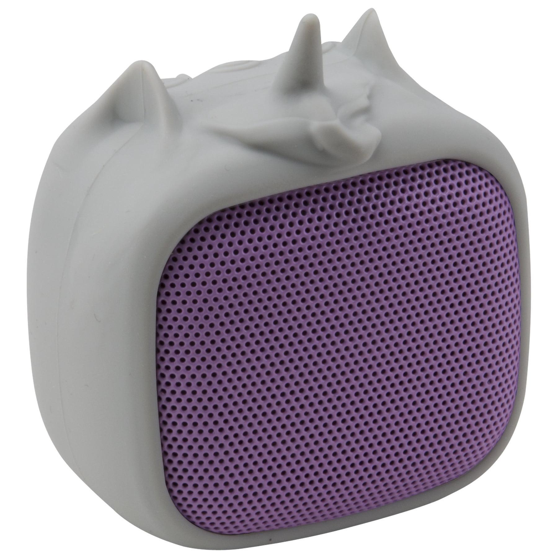 iLive Bluetooth Wild Tailz Unicorn Wireless Speaker, Rechargeable, Grey/Purple, ISB19UNI