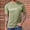 Army Green, variant on Men's Plus Size T-Shirts Short Sleeve Crew Neck Breathable Casual Tees with Pocket Lightweight Summer Tops for Movie Night Black XXXL