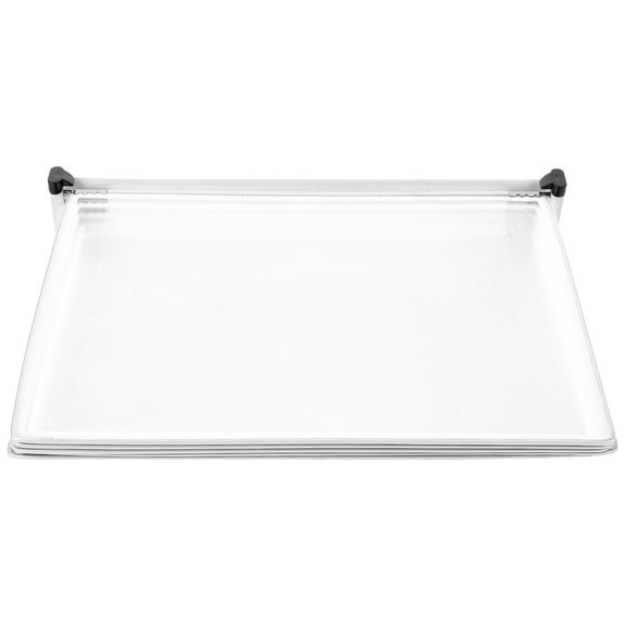 LOLIPPYY Office Wall Organizer White Hanging File Folder Frame Transparent Display Panels