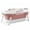 Pink, variant on Queroig 55 inch Foldable Bathtub, Portable Bathtub for Adult, Large Collapsible Tub, Freestanding Surround Collapsible Bathtub, No Lid, Hot Bath, Ice Bath