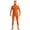 D-Orange, variant on Wyobmus Men's And Women's Face Open Zentai Bodysuit Stretch Polyester Spandex Full Body Suit A-Blue