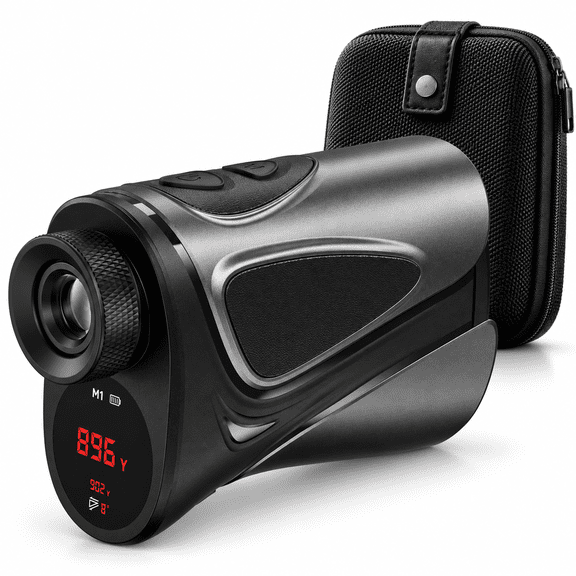 BEBANG Golf Rangefinder with Slope On/Off, 1200 Yards 7X Magnification, 1000mAh Rechargeable Golf Rangefinder for Golfing, Magnetic Mount, Flag Lock Vibration