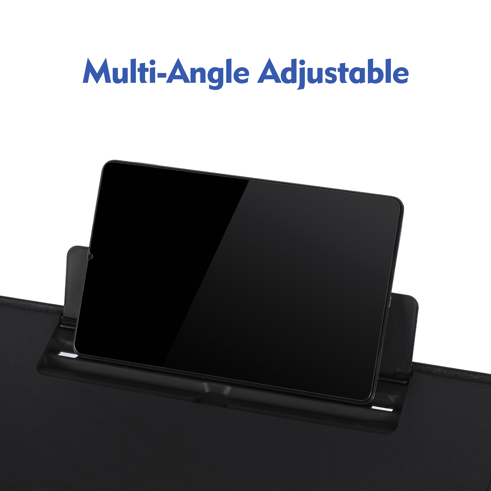 Mainstays 26" Adjustable Height Personal Folding Table with Cupholder and Tablet Holder, Black