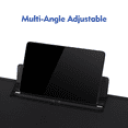 thumbnail image 3 of Mainstays Adjustable Personal Table with Cupholder & Ipad Tablet Holder, Black, 3 of 8