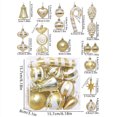thumbnail image 3 of Christmas Tree Ornament Set 16Pcs Plastic Candy Ball Hanging Ornaments Set Christmas Home Holiday Party Decorations, 3 of 5
