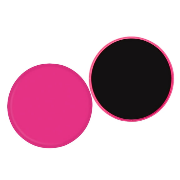 Dual Sided Gliding Discs Core Core Trainer. Gym, Home Abdominal & Total Body Workout Equipment - rose Red