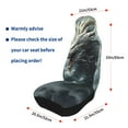 thumbnail image 4 of Yiaed Cloud White Dragon Print Car Seat Covers,Universal Auto Seats Protector Fits for Car,SUV Sedan,Truck,Automotive Seat Covers & Accessories(Two packs), 4 of 7