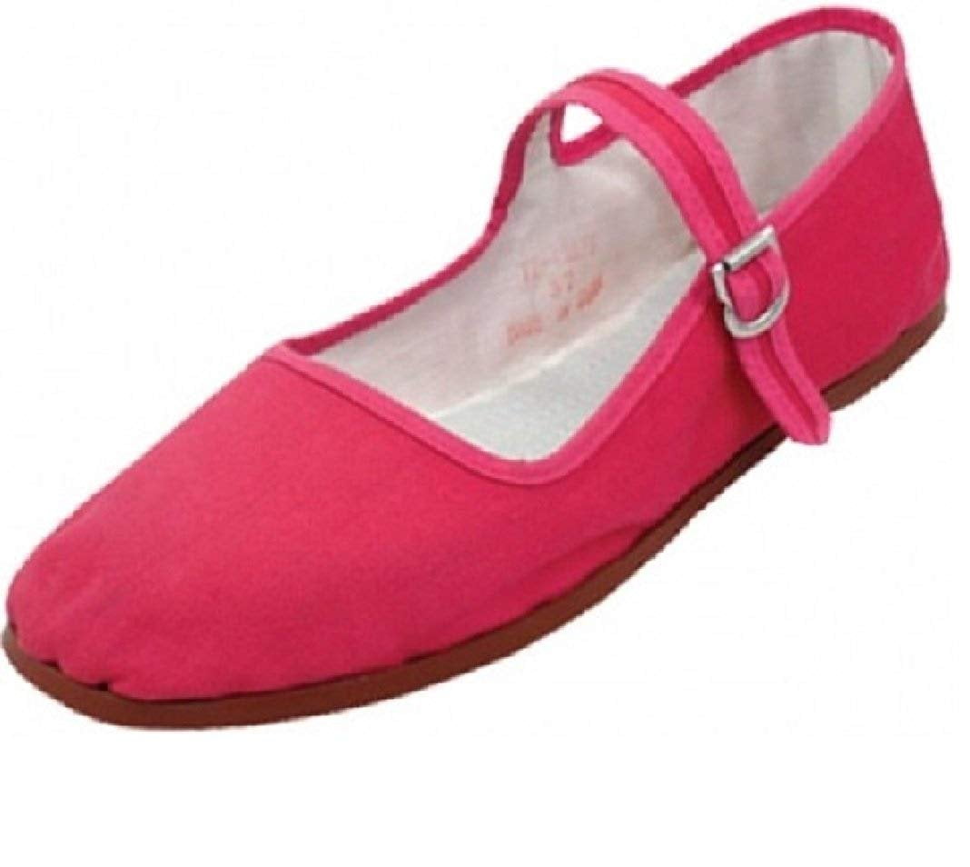 Ladies Chinese Mary Jane Shoes Classic Velvet Ballet Shoe Cotton Flats S
