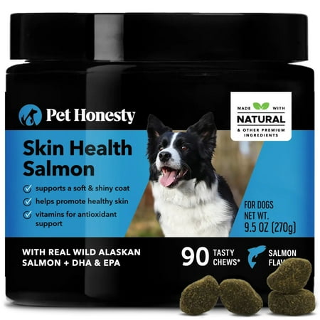 UPC: 0850005524014 | Pet Honesty Dog Skin Health Salmon Fish Oil Soft Chews Salmon 90 Ct