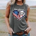 thumbnail image 4 of Qiopertar Blouse Sans Manches Imprimée Mode Décontractée pour Femmes Col Rond Sexy Pull-Over Slim Offres de la Semaine Liquidation à Moins de 5$ jusqu'à 90 % de Réduction, 4 of 4