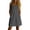 Gray, variant on Womens Summer Dress Sleeveless Button Casual Sundresses with Pockets Loose Solid Tank Dresses, M