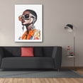 thumbnail image 3 of Epic Graffiti 'Chic In Orange' by Svetlana Aleynikova Canvas Wall Art, 40" x 54", 3 of 8