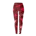 thumbnail image 4 of IROINNID Women's Pants Skinny Print Yoga Pants High Waist Loose Straight Long Pants Legging, 4 of 4