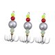 thumbnail image 1 of Jigs de calamar de 3 piezas colocados con ganchos de pesca de boquilla de plantilla de anzuelo, 1 of 8
