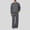 Dark Gray, variant on Mens 2 Piece Sweatsuits Crewneck Long Sleeve Pullover Tops Wide Leg Drawstring Pants Solid Color Fashion Comfy Suits Wine S