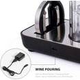 thumbnail image 3 of Electric Wine Opener, Stainless Steel Rechargeable Cordless Electric Corkscrew Wine Bottle Opener with Foil Cutterabd and Collectible Recharging Base, Wine Accessories 7717-W121-13, 3 of 6