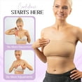 thumbnail image 2 of Undyfied Casual Women's Nude Strapless Bandeau Bra, 1-Pack, Large, 2 of 8