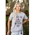 thumbnail image 3 of Fluff You Fluffin Kitty Cat Funny Pun Women's Plus Size Graphic Tee Brisco Brands 2X, 3 of 5