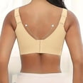 thumbnail image 4 of Brasier sin Varillas Mujer Sujetador de Mujer con Hebilla Frontal y Borde de Encaje sin Aro de Acero, Ajuste sin Costuras, Ideal para Yoga y Dormir, Talla Grande Grande, 4 of 4