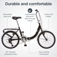 thumbnail image 6 of Schwinn Loop - Aluminum Frame 7 Speed Bicycle-Color:Black,Size:20",Style:Uni Folding, 6 of 8