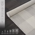 thumbnail image 6 of Outdoor Rug - Modern Area Rugs For Indoor And Patios  Kitchen Hallway Mats Easy Cleaning Non Shedding Washable Outside Carpet (5x7 Grey/white), 6 of 9