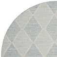 thumbnail image 5 of SAFAVIEH Montauk Caleb Geometric Diamond Cotton Area Rug, Light Blue, 6' x 6' Round, 5 of 6