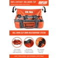 thumbnail image 3 of UNPLUG Waterproof Dry Duffel Bag 65L, Heavy Duty 1680D Large Travel Bag for Camping, Boating, Motorcycling and Hunting, Adventure Orange, 3 of 7