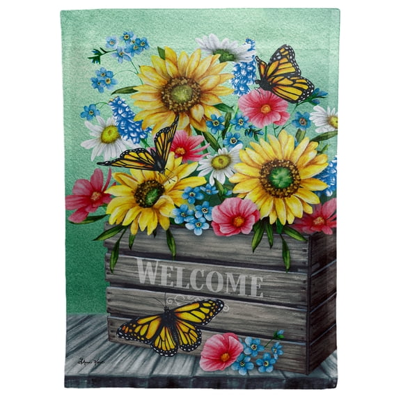 Country Crate Garden Flag by Ashton