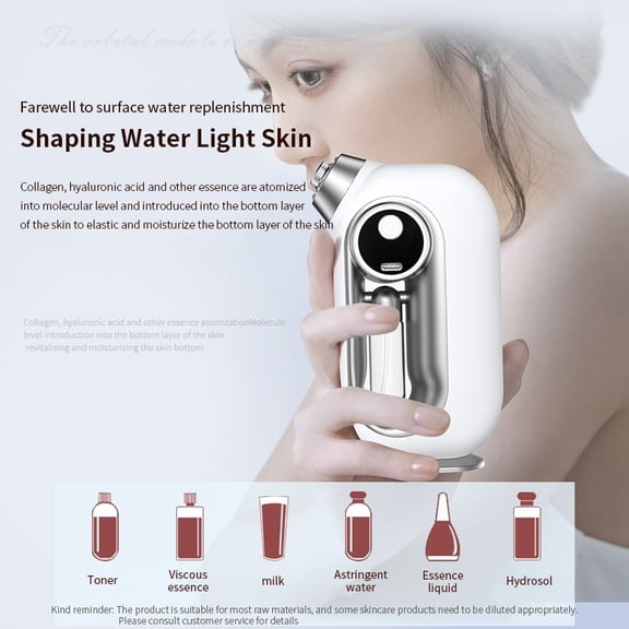 Facial Skin Moisturizing Spray Gun, Facial Deep Cleaning Oxygen Injection Sprayer, Cordless Air Brush Compressor