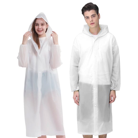Ncheli Ponchos de Lluvia Impermeables de 2 Piezas para Senderismo, Camping, Ciclismo